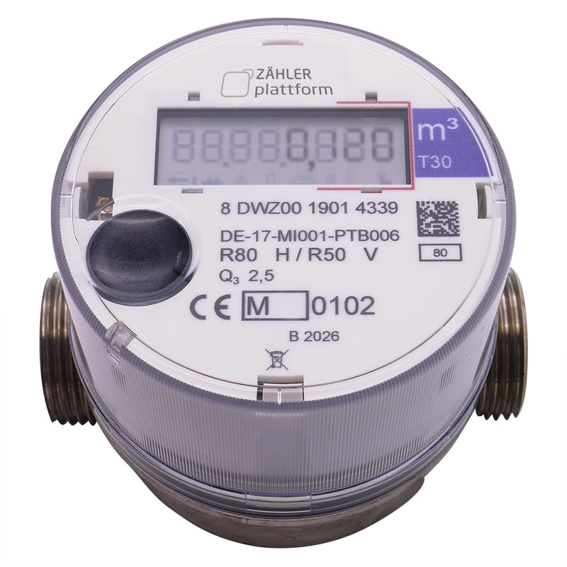 Funk Wasserzähler Kalt bis 30°C 80 mm Eichung 2022