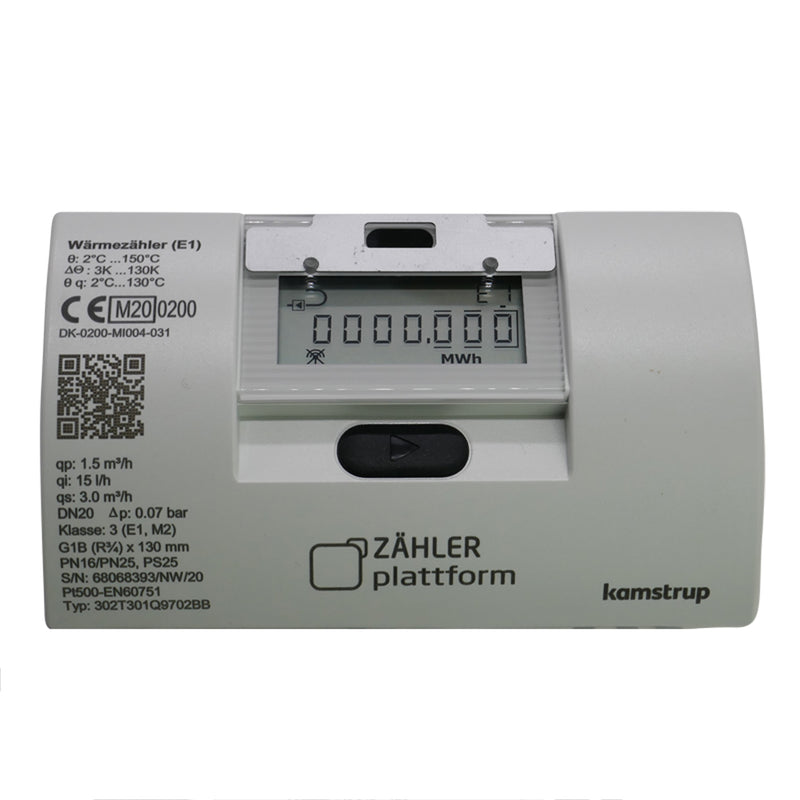 ZÄHLER plattform Ultraschall Wärmezähler MULTICAL® 303 Qn 1,5 m³/h Baulänge 130 mm TF Ø 5,2 Eichung 2025