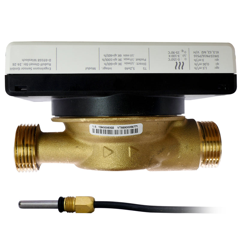 ZÄHLER plattform Wärmezähler SensoStar E Qn 1,5 m³/h Baulänge 110 mm TF 5,2 mm Eichung 2025
