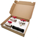 Zähler Plattform Einbausatz Wärmemengenzähler 1/2" Direktmessung inkl. Passstück