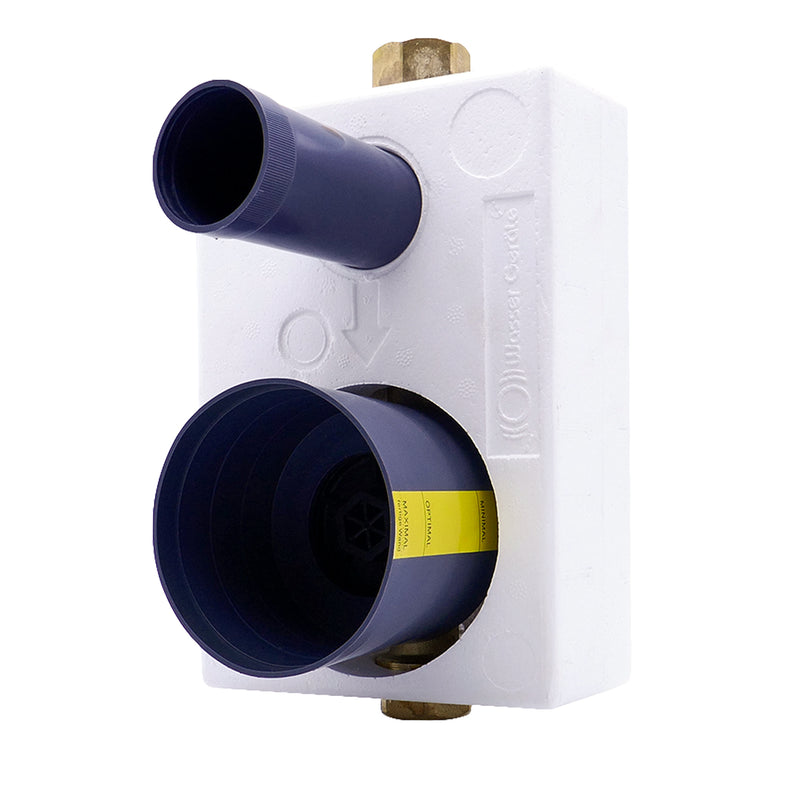 Montageblock ISO-Typ IST KOAX 2" Mono mit DVGW-Ventil WG TEC 3000