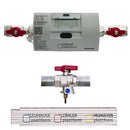 ZÄHLER plattform Ultraschall Wärmezähler MULTICAL® 303 Qn 2,5 m³/h, BL 130 mm Eichung 2025 inklusive Einbausatz 1"