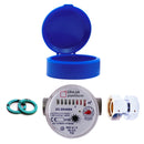 ZÄHLER plattform Zapfhahn Wasserzähler Set 80 mm Eichung 2024 Garten