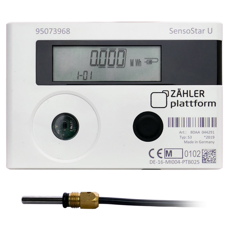 ZÄHLER plattform Wärmezähler SensoStar U TF 5,0 Eichung 2024 3,5 m³/h - 130mm