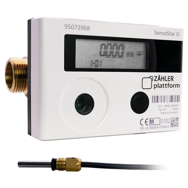 ZÄHLER plattform Wärmezähler SensoStar U TF 5,0 Eichung 2024 3,5 m³/h - 130mm