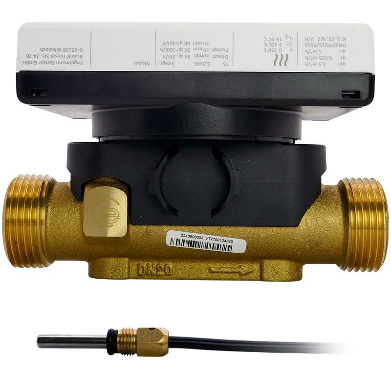 ZÄHLER plattform Wärmezähler SensoStar U TF 5,0 Eichung 2024 3,5 m³/h - 130mm