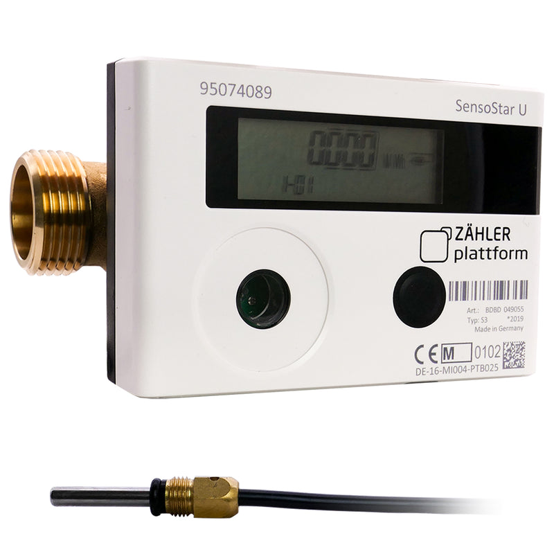 ZÄHLER plattform Wärmezähler SensoStar U TF 5,0 Eichung 2024 3,5 m³/h - 150mm