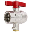 Zähler Plattform Einbausatz Wärmemengenzähler 3/4" Direktmessung inkl. Passstück