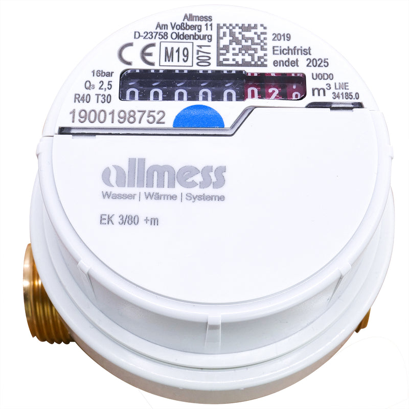 Allmess Wasserzähler 80 mm Kalt und Warm Eichung 2025