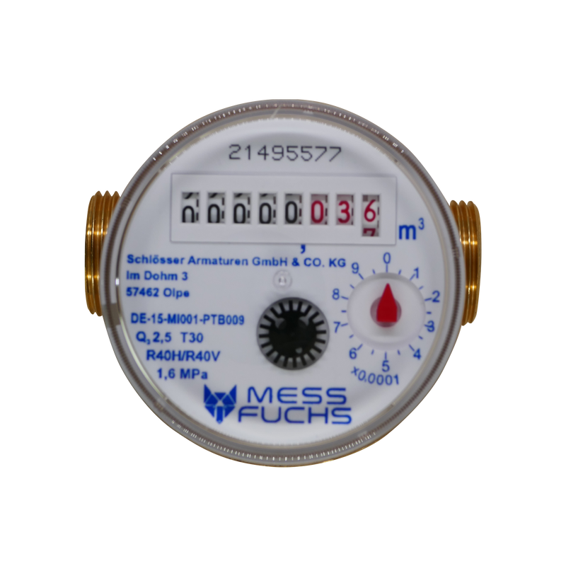 Mess Fuchs Wasserzähler 80 mm Kalt Eichung 2024