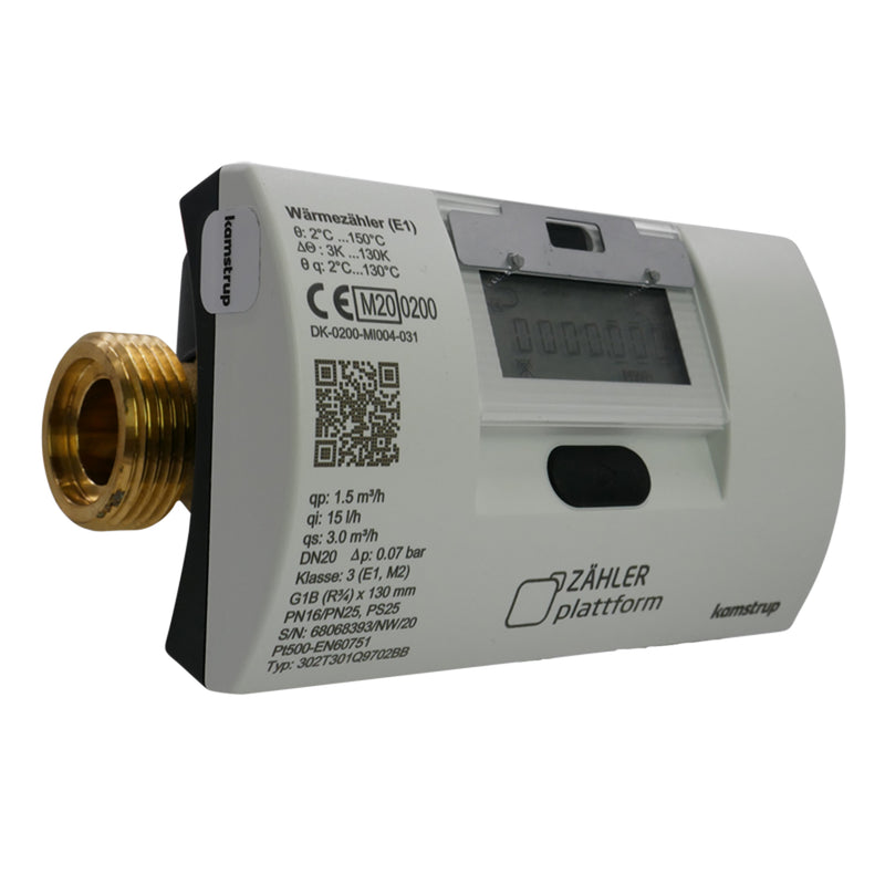 Funk Wärmezähler MULTICAL® 303 Qn 1,5 m³/h Baulänge 130 mm TF Ø 5,2 Eichung 2025