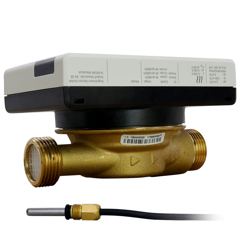 ZÄHLER plattform Wärmezähler SensoStar E Qn 1,5 m³/h Baulänge 110 mm TF 5,0 mm Eichung 2025